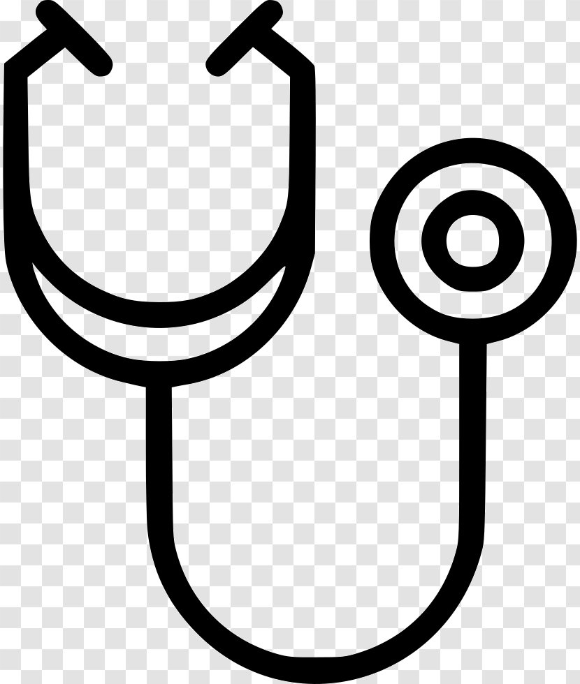Stethoscope Medicine Clip Art Physician - Health Care - Initial Svg Transparent PNG