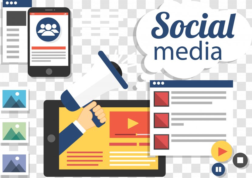 Social Media Marketing Web Development Digital Search Engine Optimization - Industry - Vector Tablet Transparent PNG