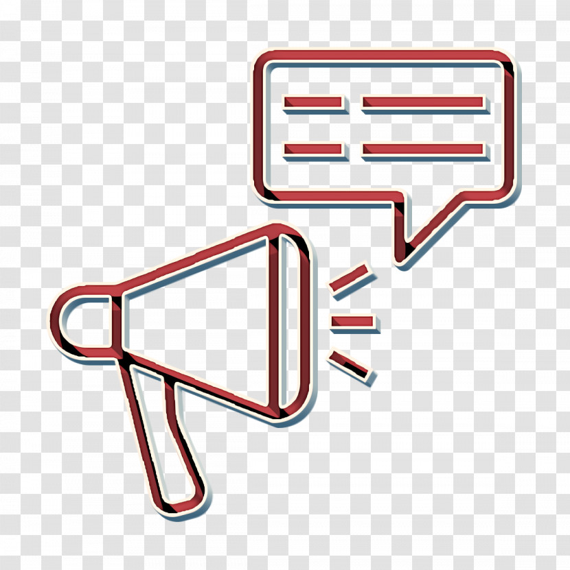 Advertising Icon Megaphone Icon Bullhorn Icon Transparent PNG
