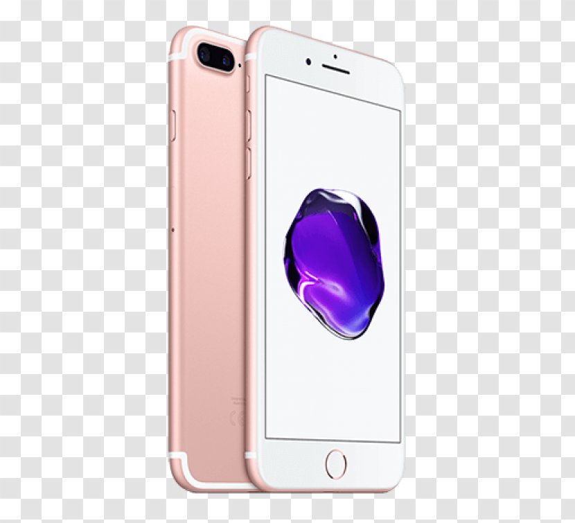 IPhone 7 Plus Apple Telephone Smartphone - Purple - Splash Transparent PNG
