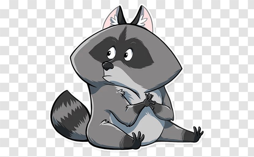 Raccoon Sticker Telegram Mac App Store - Snout Transparent PNG