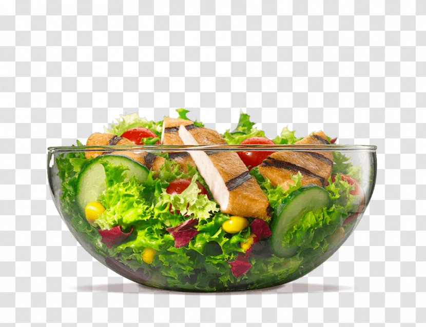 Leaf Vegetable Chicken Salad Hamburger Sandwich Whopper - Cuisine - Burger King Transparent PNG