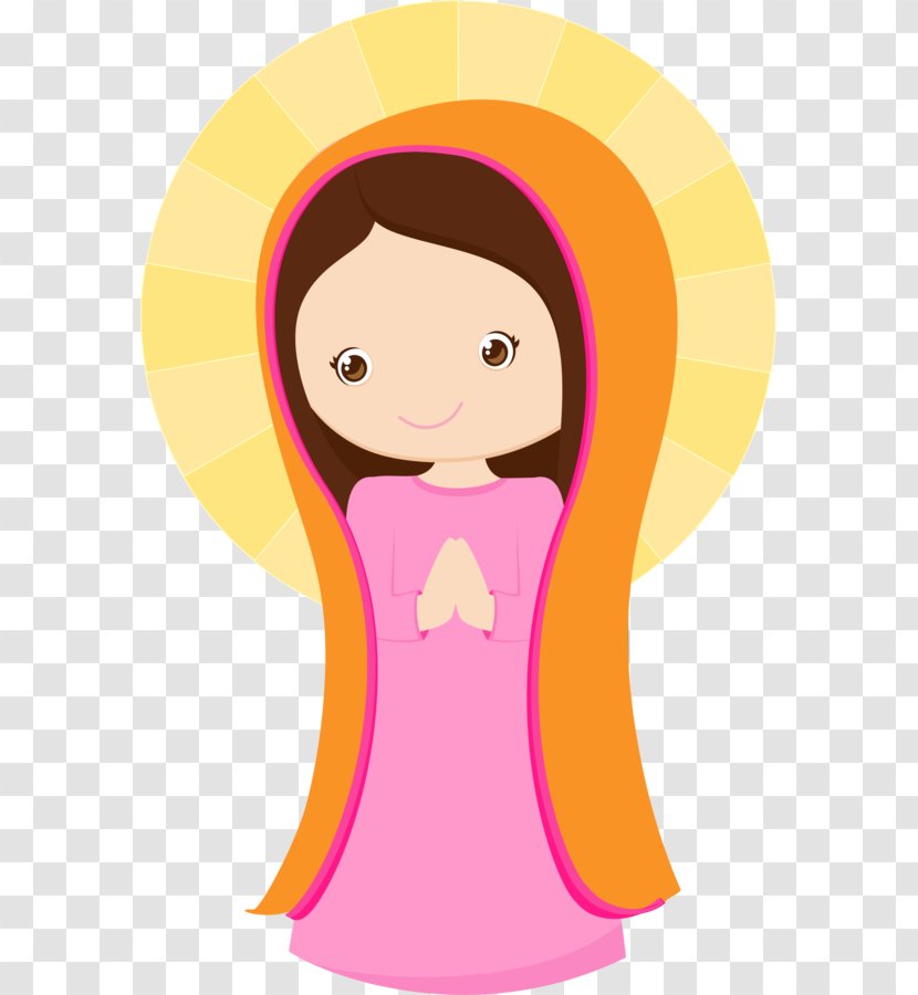 Our Lady Of Guadalupe First Communion Eucharist Saint Prayer - Flower - Haircut Transparent PNG
