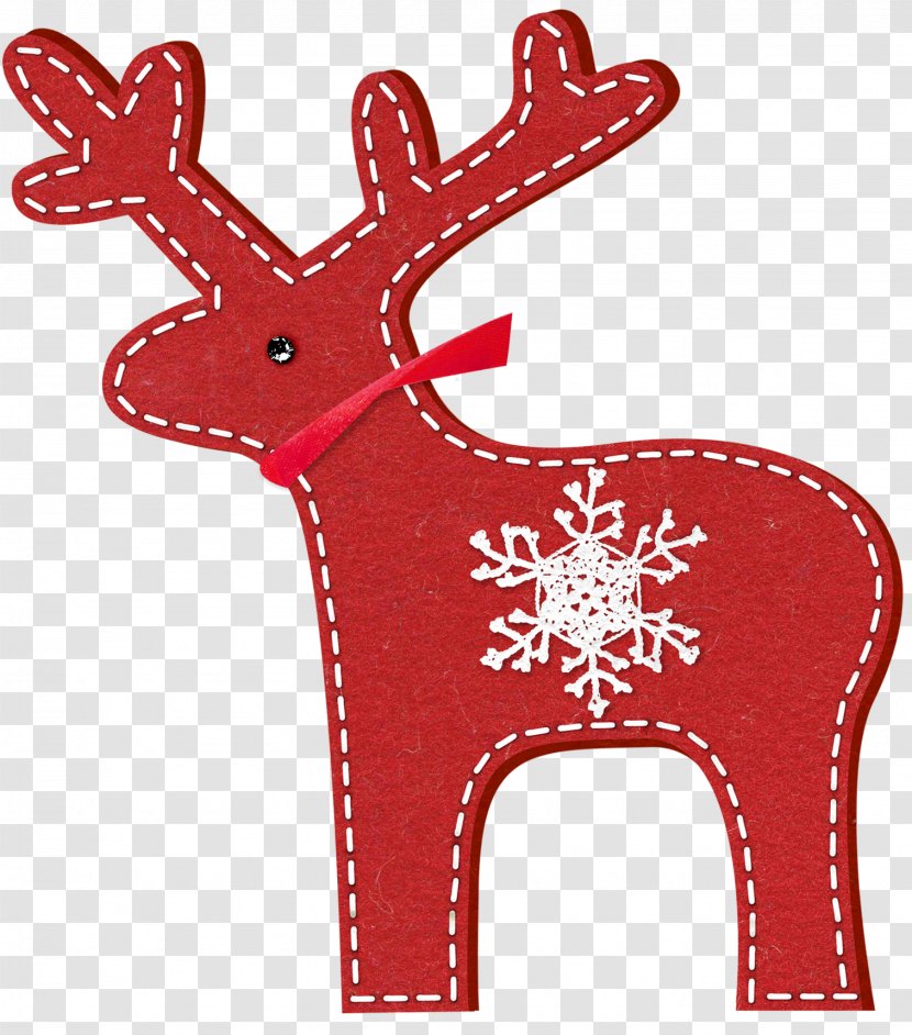 Reindeer Red Deer - Christmas Decoration Transparent PNG