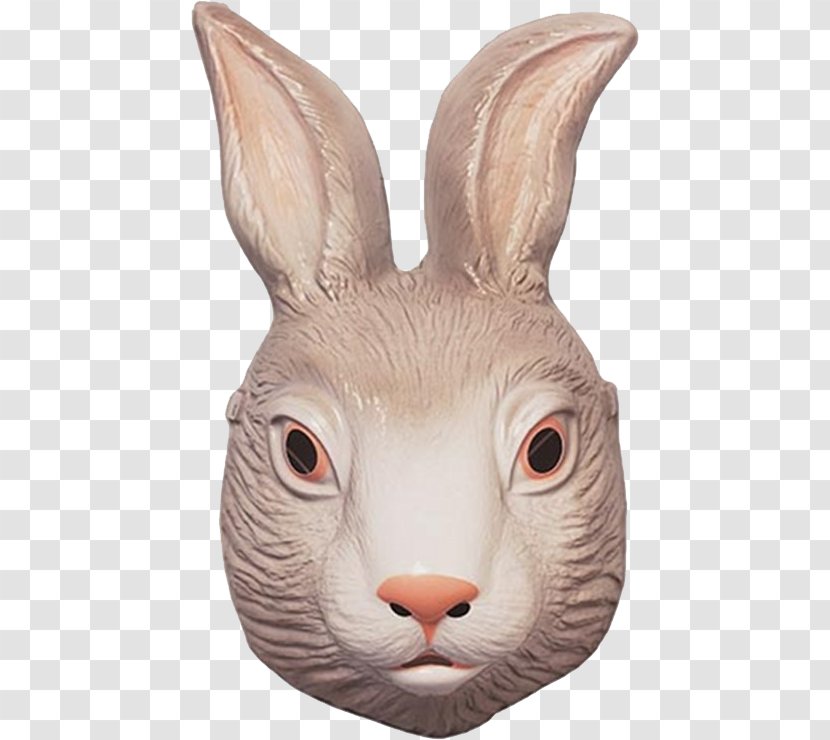 Easter Bunny Rabbit Mask Costume Clothing - Hare Transparent PNG