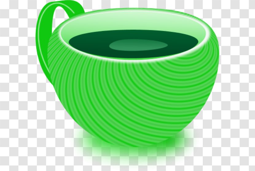 Coffee Cup Hot Chocolate Tea - Green - Red Transparent PNG