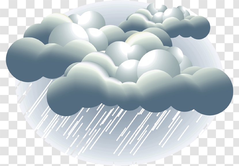 Rain Meteorology Cloud Thunderstorm Lightning - Weather Icon Material Free To Pull Transparent PNG