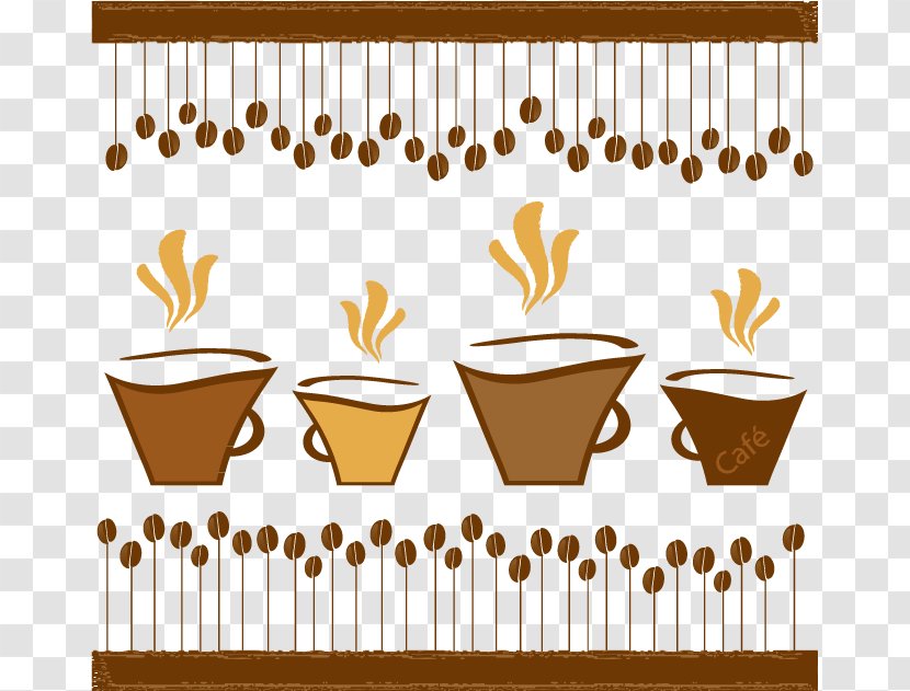 Coffee Cup Tea Cafe - Starbucks - Creative Illustration Transparent PNG