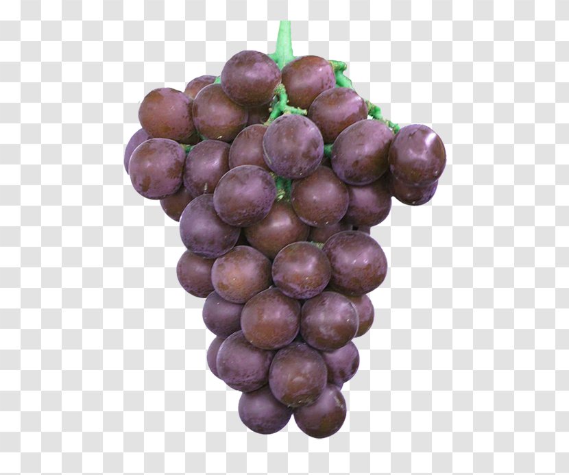 Kyoho Grape Beizhen Sugar Sweetness - A String Of Purple Grapes Transparent PNG
