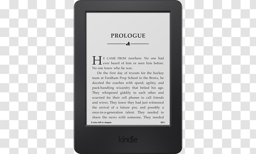 Amazon.com Kindle Paperwhite E-Readers Touchscreen Amazon - Tablet Computers Transparent PNG