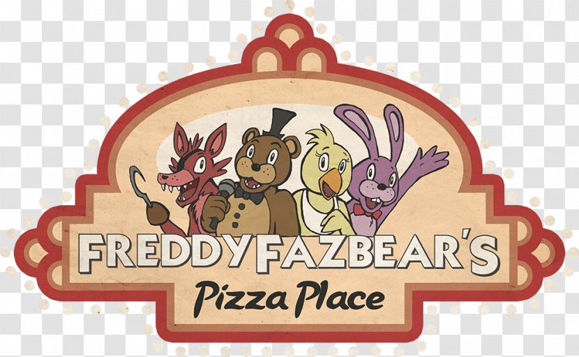 Freddy Fazbear's Pizzeria Simulator Five Nights At Freddy's 2 Pizza T-shirt - Pizzaria - Logo Transparent PNG