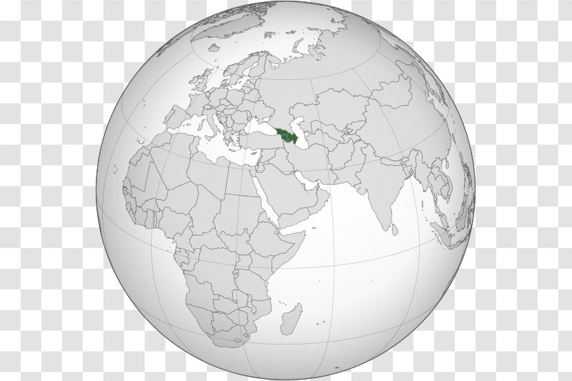 Iraq Europe Continent Pangaea Country - Globe - Orthographic Projection In Cartography Transparent PNG