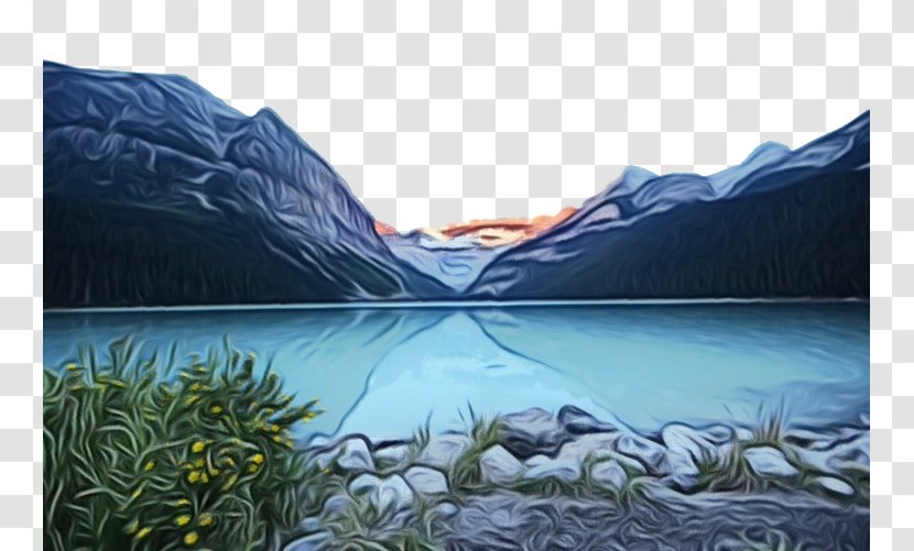 Natural Landscape Nature Water Mountain Resources - Lake - Range Transparent PNG