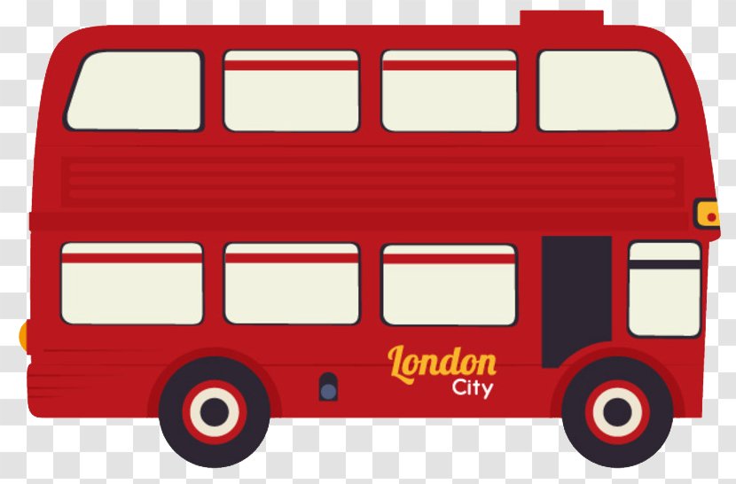 London Double-decker Bus Illustration - Stock Photography Transparent PNG