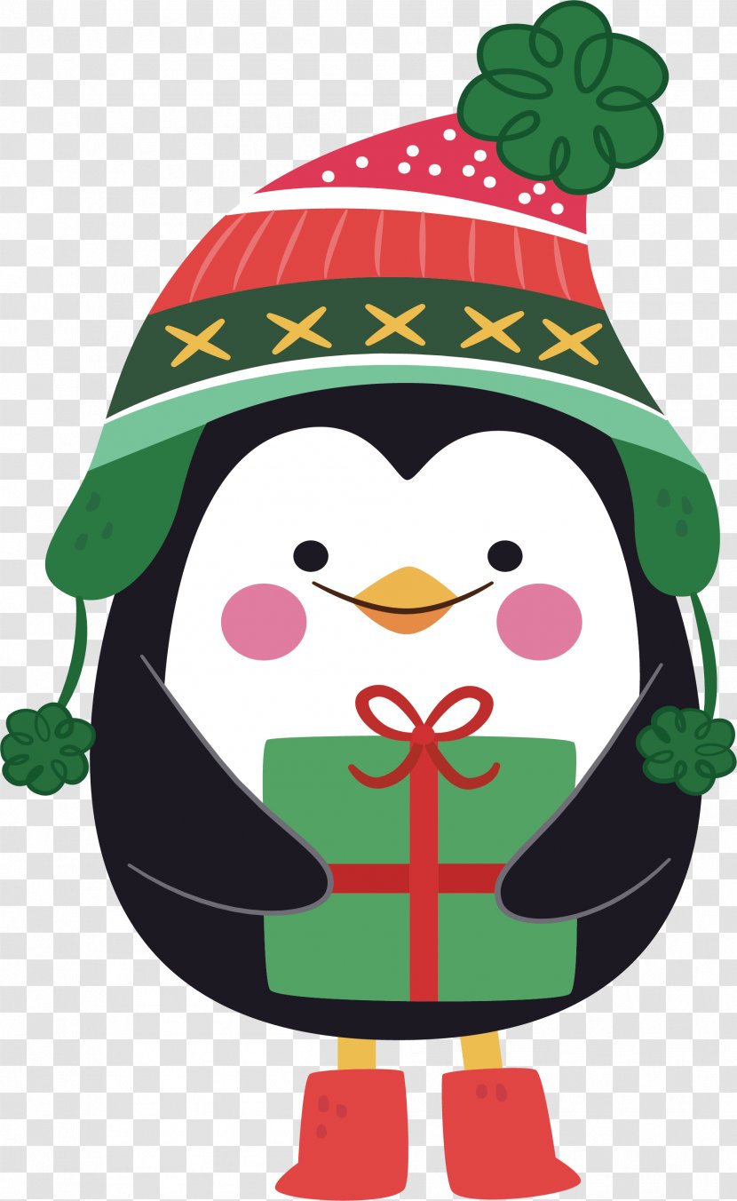Santa Claus Christmas Eve Card Gift - Penguin Transparent PNG
