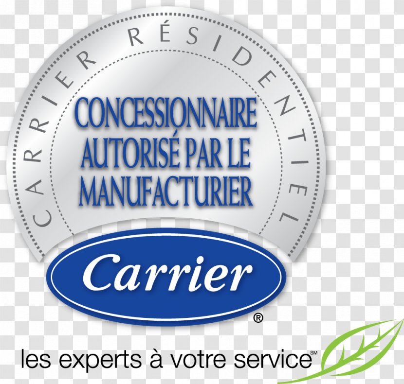 Furnace Carrier Corporation Heating System HVAC Air Conditioning - Label - Business Transparent PNG