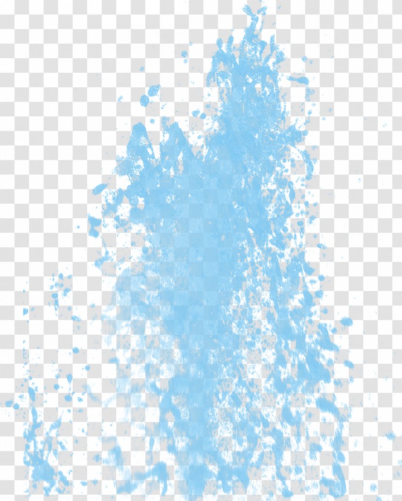 Water Drop - Blue - The Effect Of Transparent PNG
