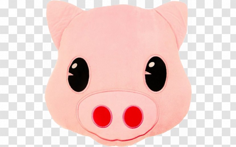 Pig Cushion Emoji Stuffed Animals & Cuddly Toys - Animal Transparent PNG