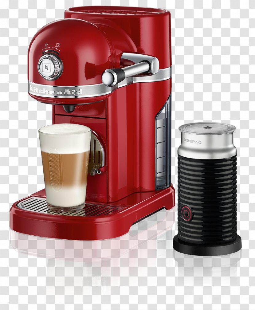KitchenAid Nespresso Coffeemaker Espresso Machines Single-serve Coffee Container - Machine Transparent PNG