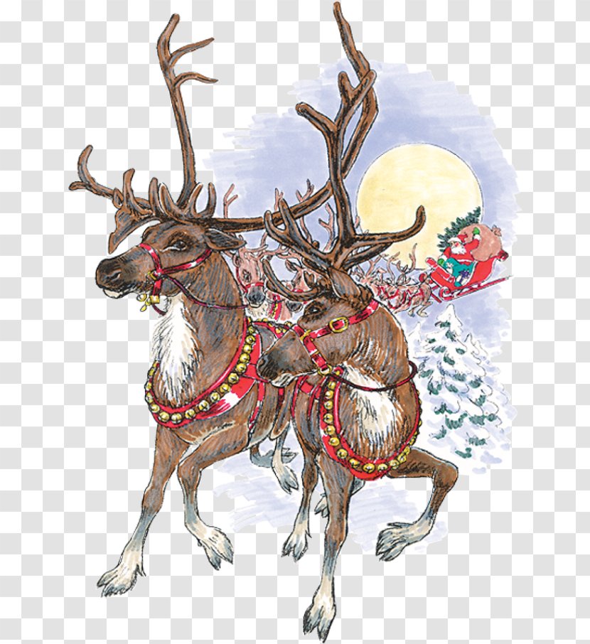 Santa Claus's Reindeer Rudolph - S Slay - Sleigh Transparent PNG