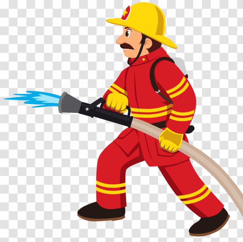Firefighter Fire Department Engine Clip Art - Fictional Character - Fighting Transparent PNG