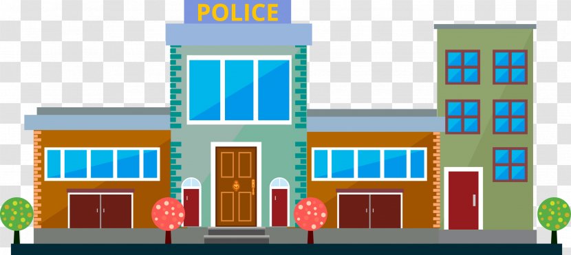 Police Station Officer Clip Art - Home - Vector Transparent PNG