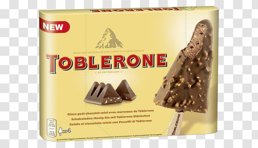 Ice Cream Sandwich Toblerone Milka Frozen Food - Praline Transparent PNG