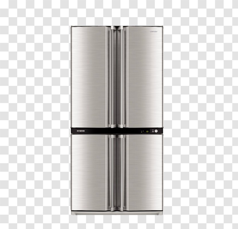 Home Appliance Refrigerator Sharp Corporation Air Purifier Liquid-crystal Display - Washing Machine - Multi Door Transparent PNG