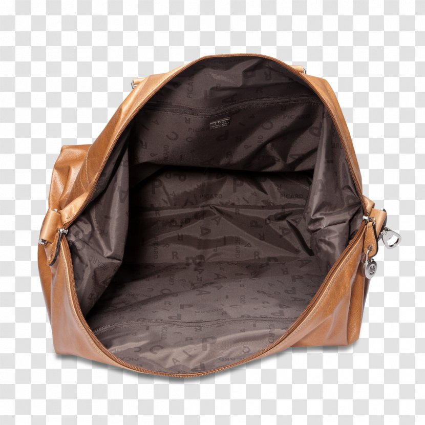 Handbag Leather Cognac PICARD - Shoulder Bag - Travel Weekend Transparent PNG
