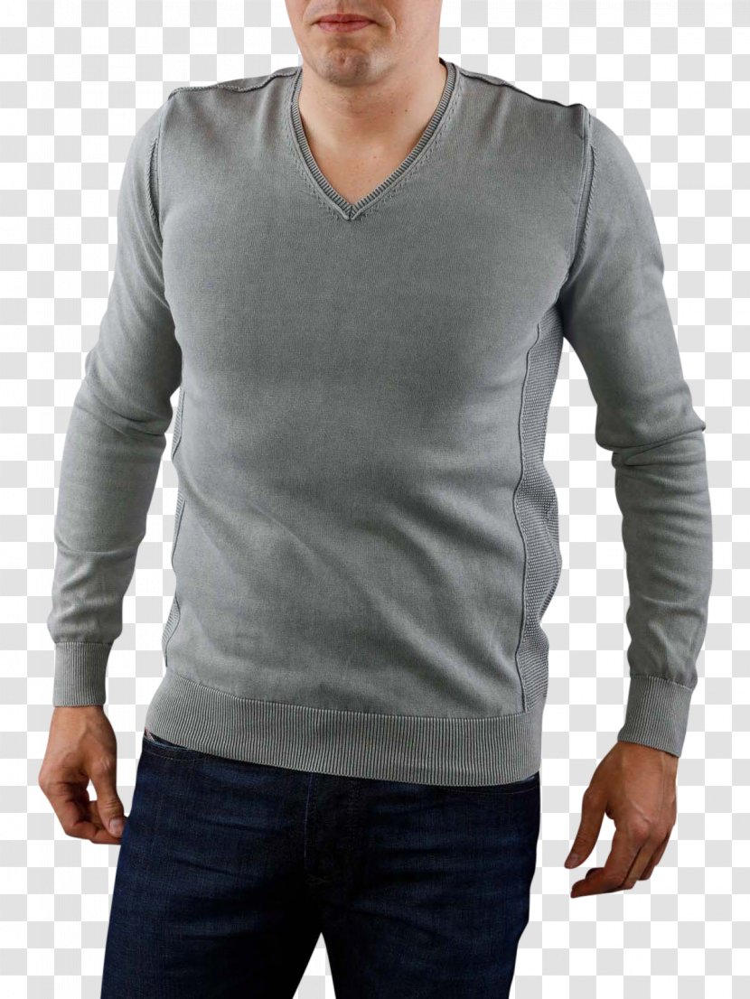 Long-sleeved T-shirt Sweater - Heart Transparent PNG