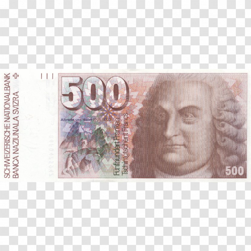 Switzerland Banknotes Of The Swiss Franc Currency - Bank Transparent PNG