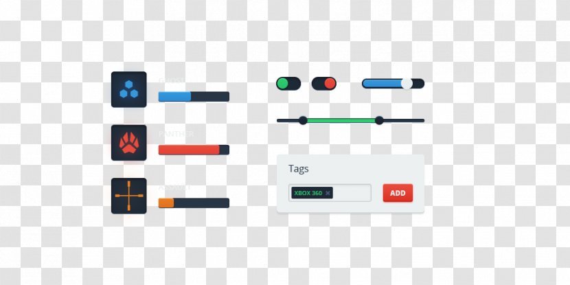 User Interface Design Video Game Graphical - Widget Toolkit - Vector UI Buttons Transparent PNG