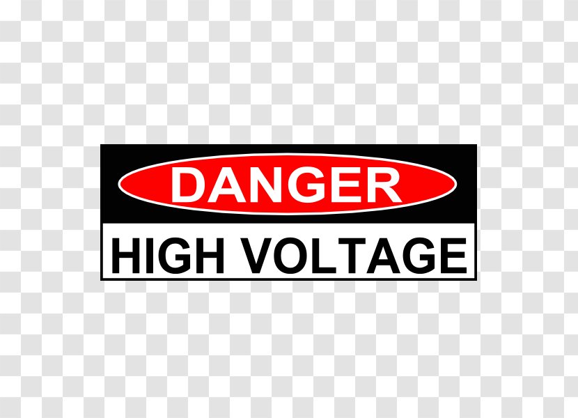 Hazard Occupational Safety And Health Administration Construction Site Signage - High Voltage Transparent PNG