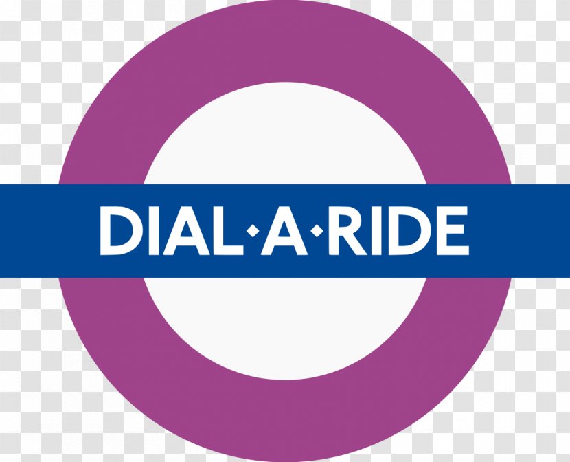 London Dial-a-Ride Underground Transport For Demand Responsive - Logo - Benz Transparent PNG