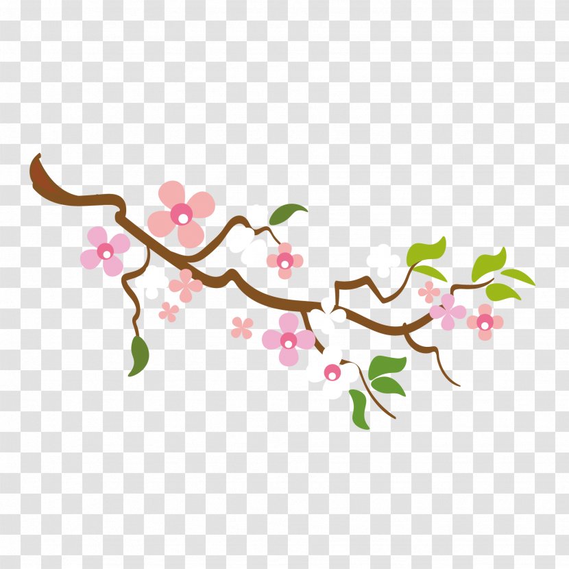 Computer File - Flower Arranging - Vector Japanese Cherry Pink Transparent PNG