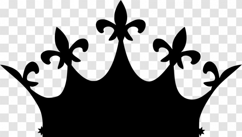 Crown Logo - Smile - Blackandwhite Transparent PNG