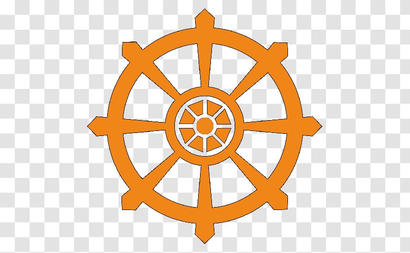 Dharmachakra Buddhism Noble Eightfold Path Buddhist Symbolism - Automotive Wheel System Transparent PNG