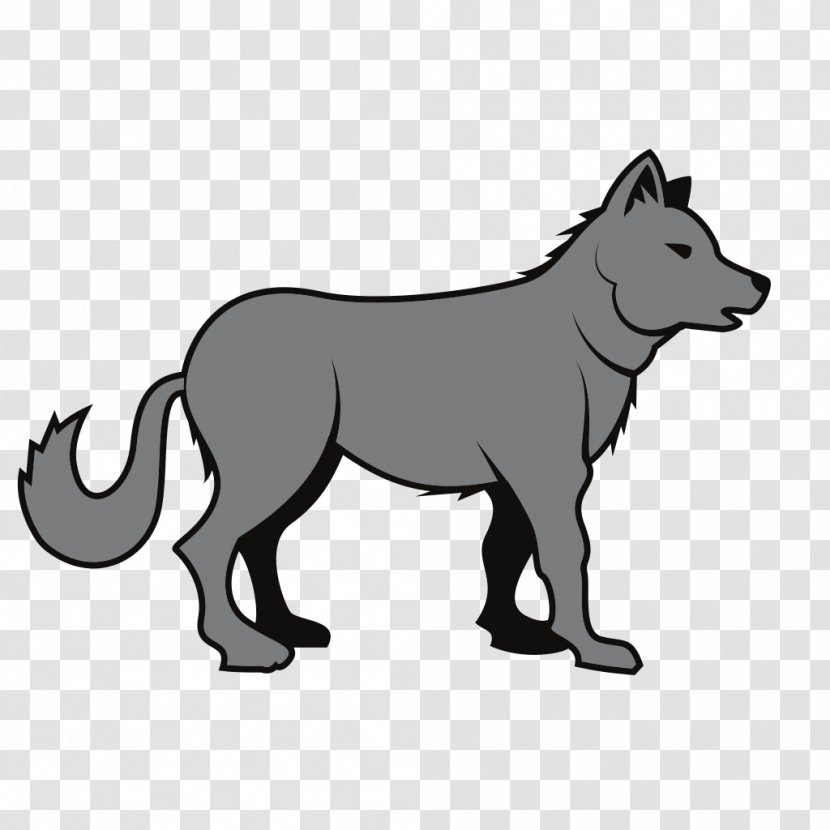Gray Wolf Clip Art - Dog Breed - Snout Transparent PNG