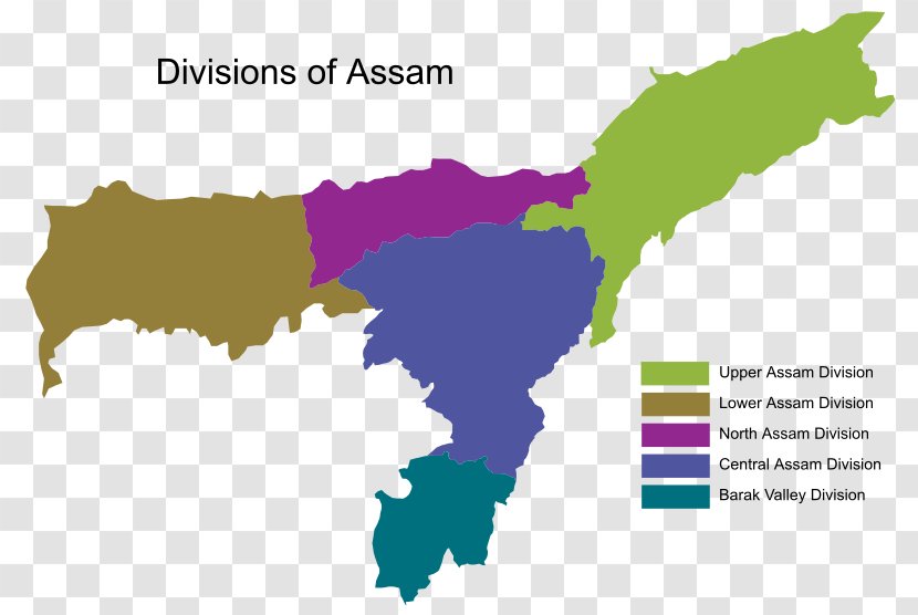 Upper Assam Division Lower Kamrup Metropolitan District Divisions Of - Northeast India Transparent PNG