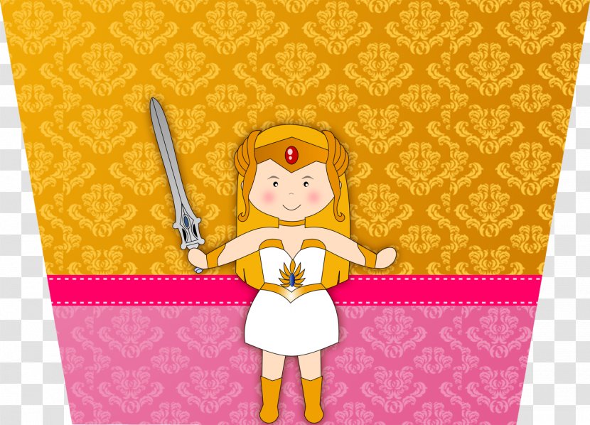 He-Man Gold Party Pink - She Ra Transparent PNG