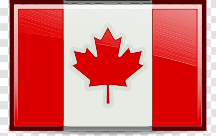 Flag Of Canada National - Decal - At The 2018 Winter Olympics Transparent PNG
