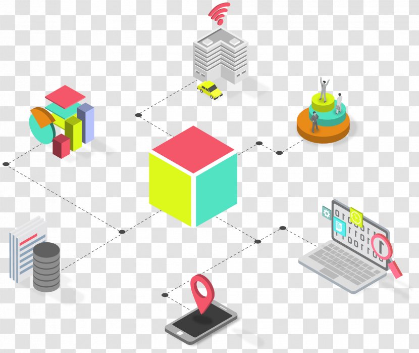 Electronics Accessory Computer Network Design Diagram Data - Rubics Cube Transparent PNG