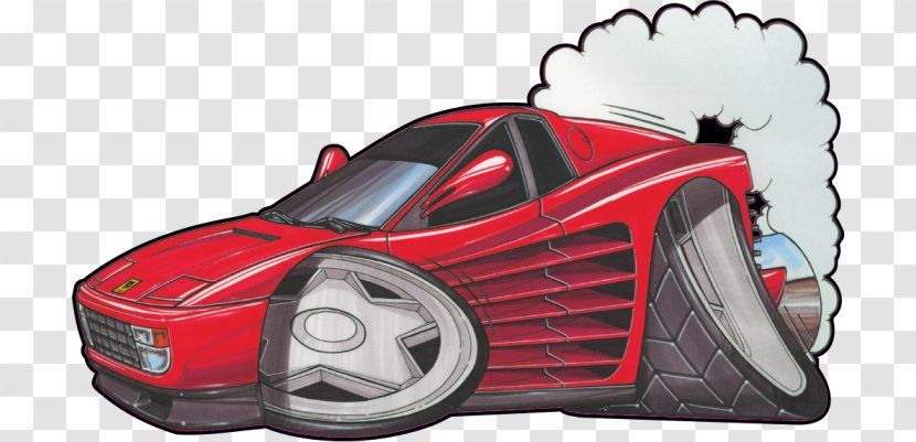 Sports Car Ferrari Testarossa Automotive Design Product Transparent PNG