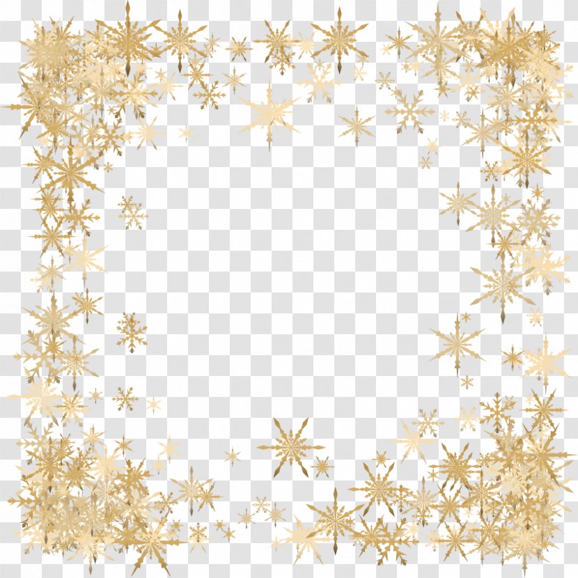 Snowflake - Area - Vector Beautiful Border Transparent PNG