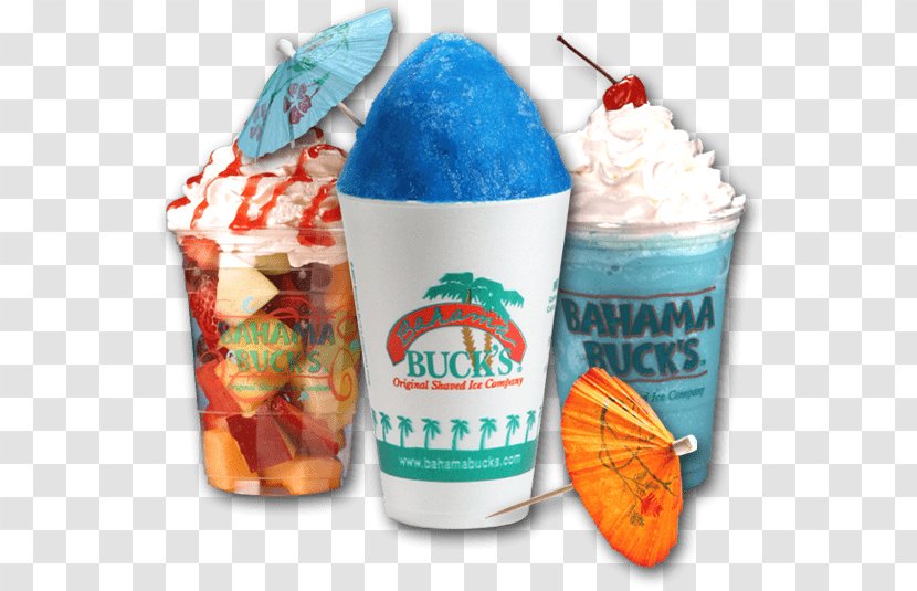 Bahama Buck's Original Shaved Ice Cream Snow Cone - United States Transparent PNG