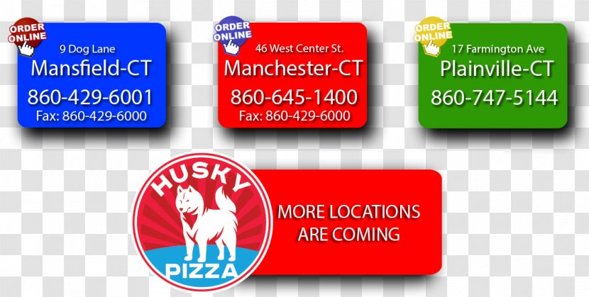 06268 Husky Pizza Take-out Logo - Text - Deliver The Take Out Transparent PNG