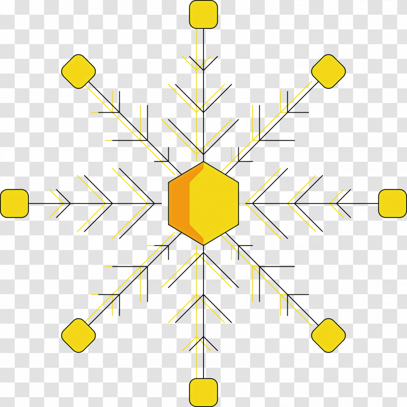 Snowflake Winter Transparent PNG