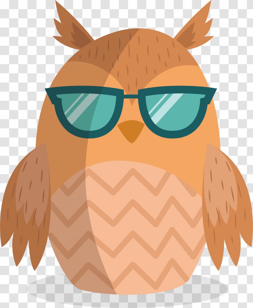 Owl Clip Art - Glasses - Vector Transparent PNG