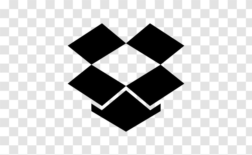 Dropbox - Black Transparent PNG