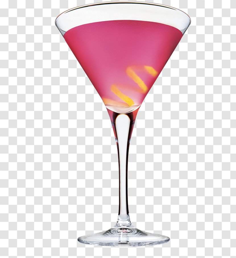 Cosmopolitan Cocktail Cranberry Juice Cointreau - Sea Breeze - Glass Transparent PNG